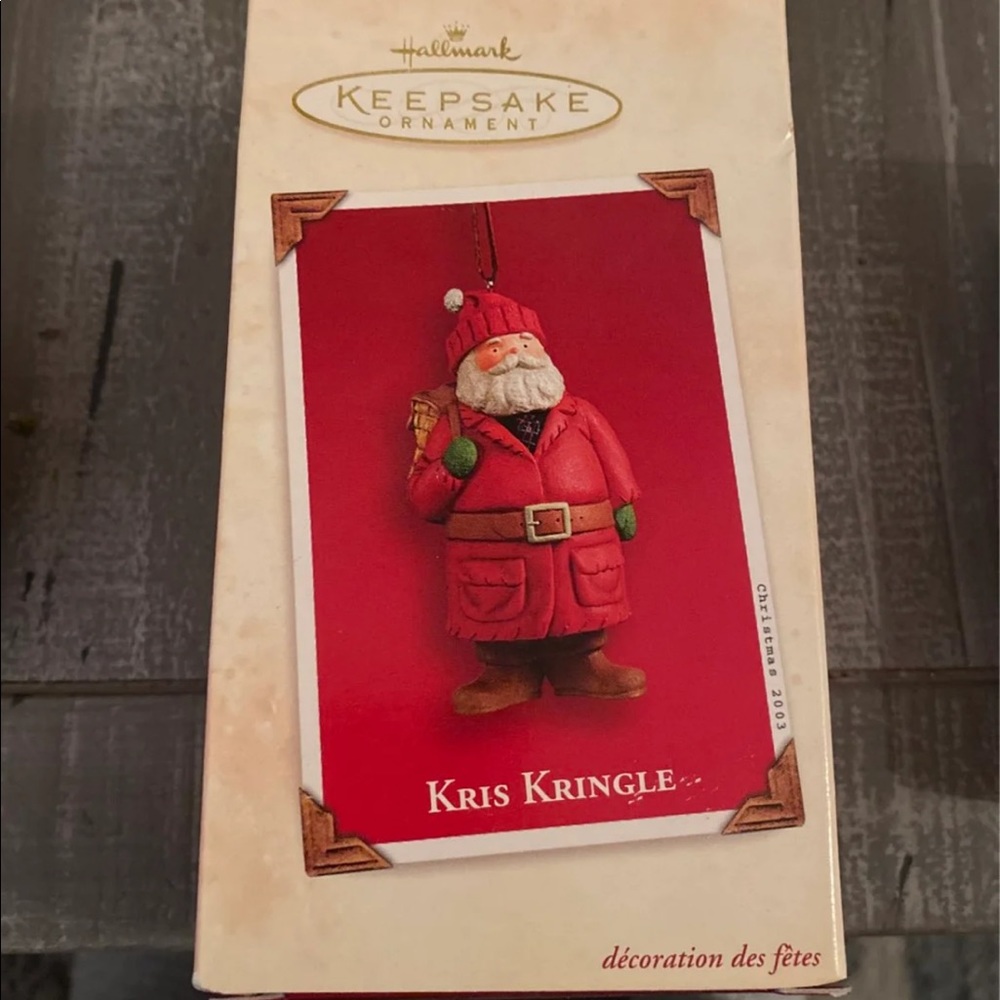 Hallmark keepstake ornament- Kris Kringle 1973-2003